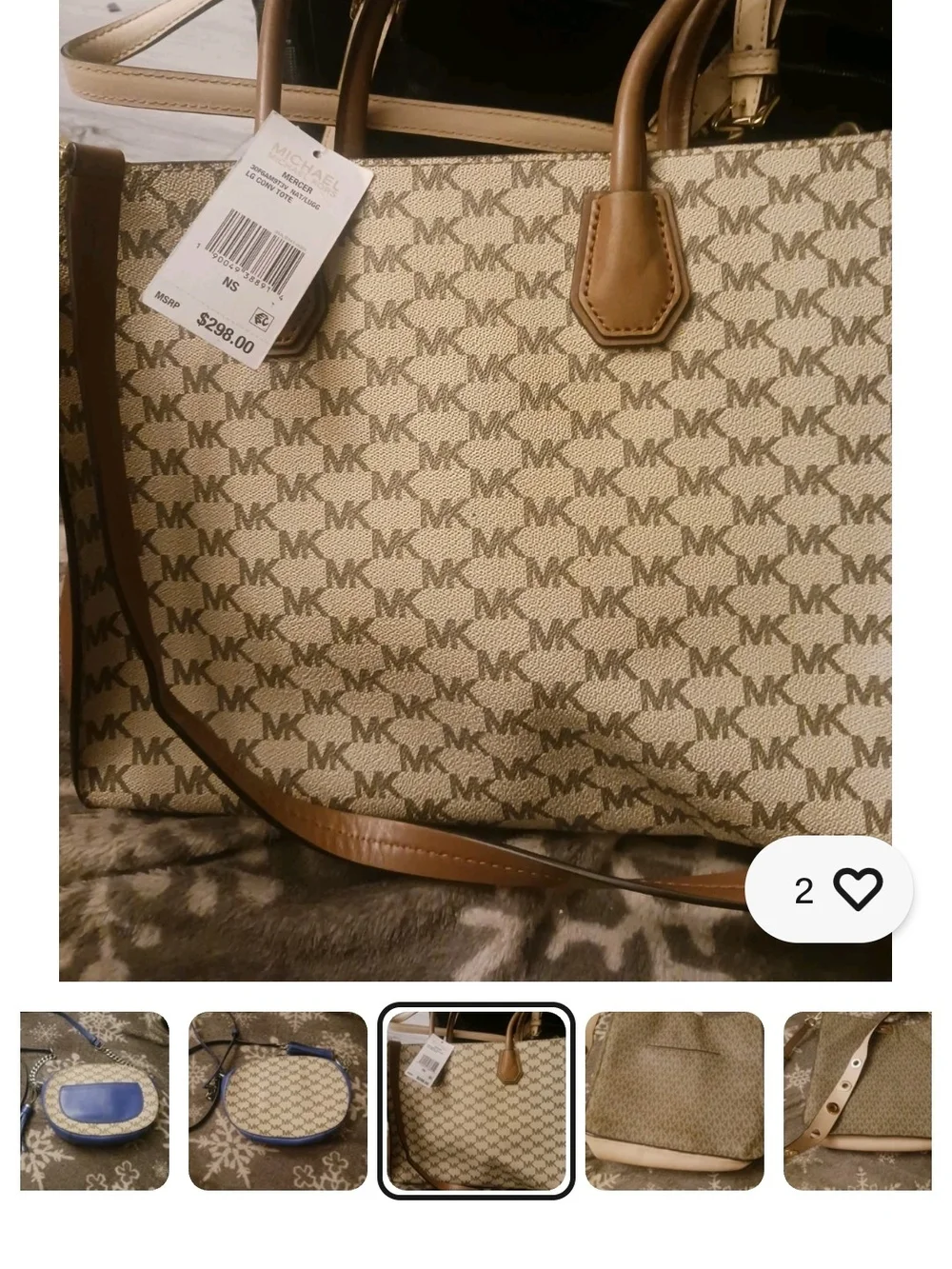 Michael Kors Lot Of 4 Crossbody and Tote Set